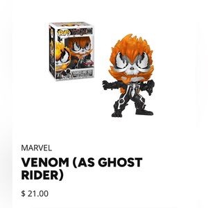Venom (As Ghost Rider) Funko Pop